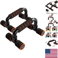 Cushioned Foam Grip Push Up Bars - Portable Fitness Equipment for Home & Gym