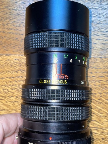 Vivitar 70-150 mm f3.8 Konica AR Zoom Camera Lens in Original Box - Picture 12 of 15