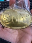 Civil War State of New York "SNY"  Brass  Buckle Rep