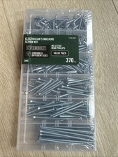 Everbilt Phillips #6-32 Electrician's Machine Screw Kit, 6 Sizes 370 Pcs 800984