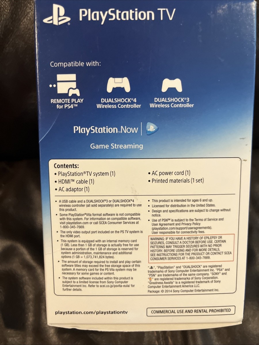 Sony PlayStation TV 1GB Console - Black for sale online | eBay