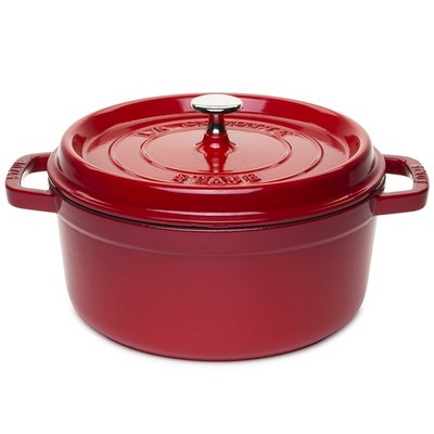 NEW Staub Cocotte Round Cherry Red 24cm/3.8L