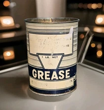 Vtg Champlin Grease 1 lb Can CAR AIRPLANE - CANCO 86-A