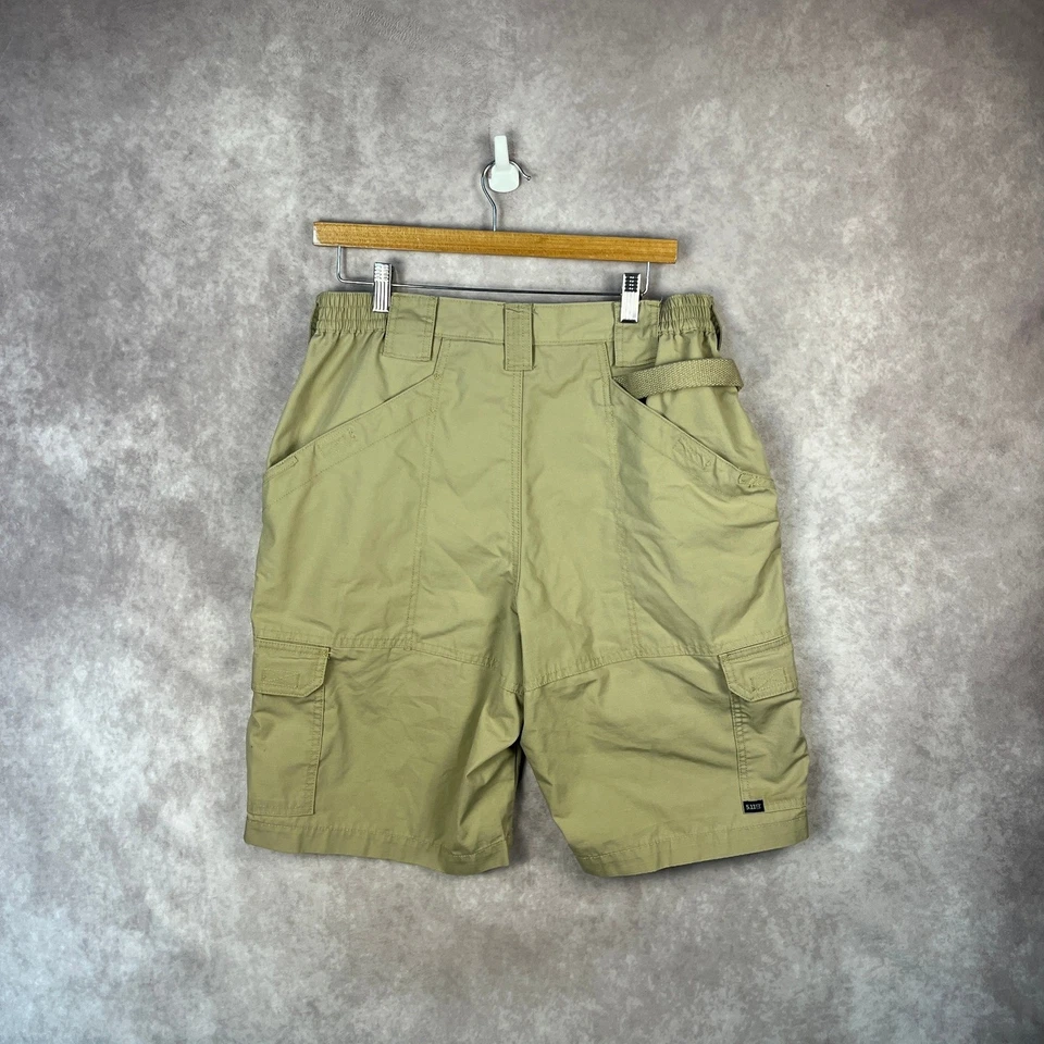 Pantalones Cortos de Carga 5.11 Tácticos Para Hombres 34 Beige Aire Libre Trabajo Senderismo Informales Foto 3 de 4