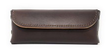 Leather Glasses Case, Eyeglass Case, Sunglass Case, Genuine Leather Slim Glas...