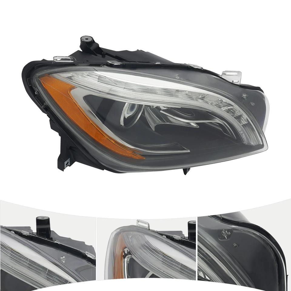 HID Headlight Front Right Headlamp For 2012-2015 Mercedes Benz W166 ML350/ML250 - Imagem 2 de 4