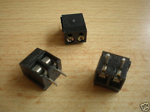 Standard 2 pin pcb cable socket terminal block pack of 15 Z954 - Picture 1 of 1