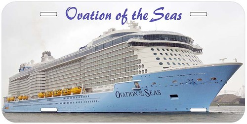 Personalisiertes Royal Caribbean Schiff beliebiger Name Neuheit Auto Nummernschild - Bild 20 von 35