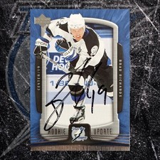 2005-06 Upper Deck Rookie Update Brad Richards Autograph 