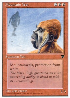 3X MOUNTAIN YETI RED CHRONICLES MTG MAGIC LP X3 (yourdeckbuilder)