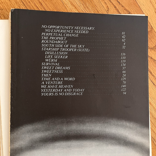 1976 YES SONGBOOK Rock Band KOMPLETT VOL1 Noten Gitarre Tabulatur 144 SEITEN - Bild 5 von 5