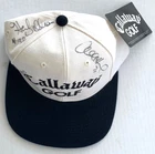 ALLEN HOUSTON  AUTOGRAPHED  CALLAWAY GOLF HAT + 2 OTHER  N.Y. KNICKS PLAYERS