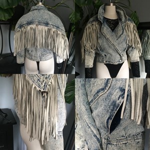 80s fringe jacket