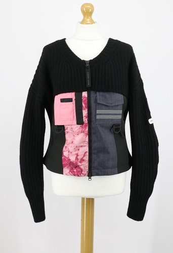 CANADA GOOSE x FENG CHEN WANG DAMEN SEATON PULLOVER UK L SCHWARZ PINK UVP 750 £ JA