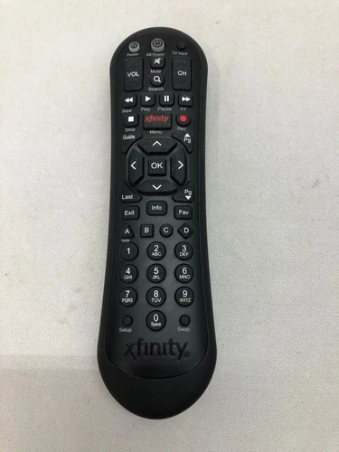 XFINITY XR2 BLACK REMOTE CONTROL NEW TESTED & WORKING