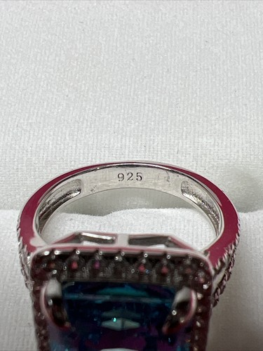 Jewels With A Purpose Sterling Silver Cubic Zirconia Ring Size 8 - Picture 4 of 5