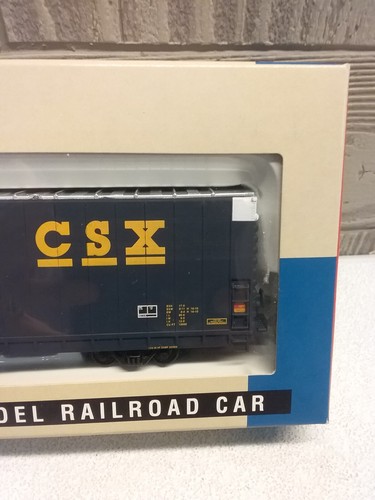 WALTHERS HO 932-3512 Pullman Standard 86' Box Car 4 Door CSX NEW #180372 - Picture 5 of 18