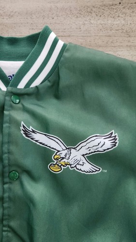 Vintage 90s Chalkline Fanimation Philadelphia Eagles Jacket NFL Sz XL EUC - Picture 3 of 10