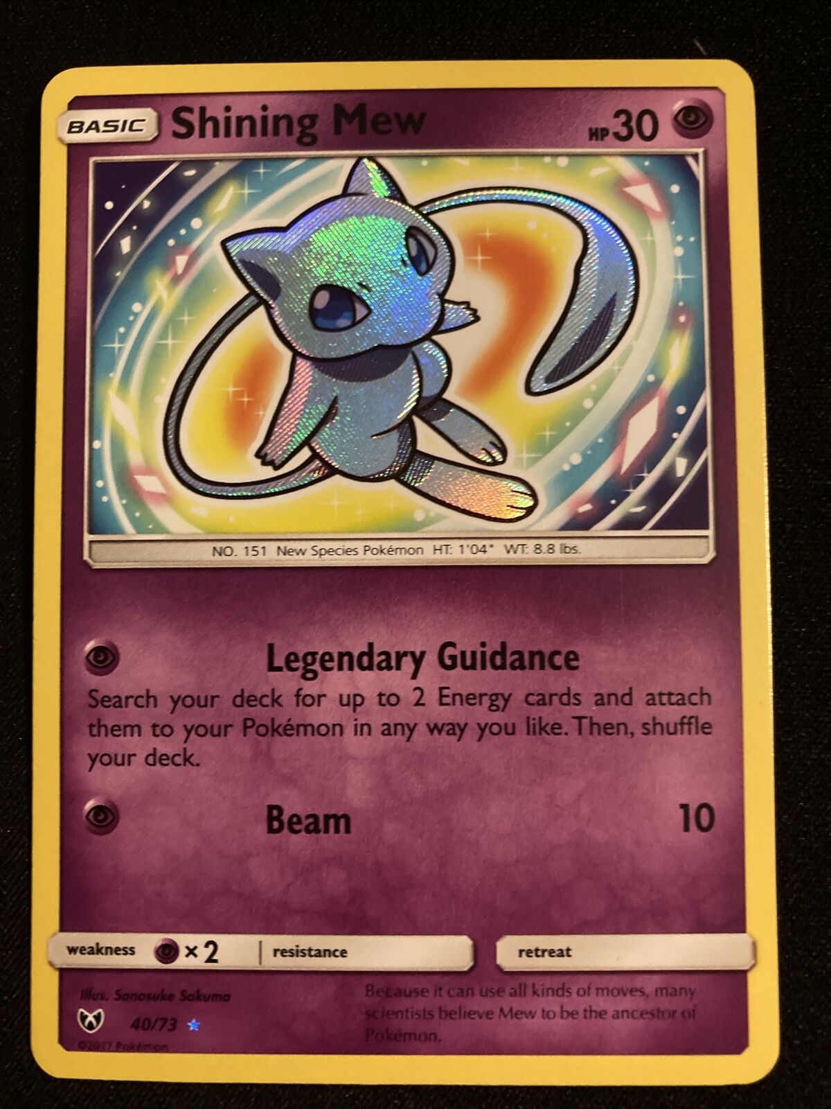 Shining Mew - Shining Legends - Pokemon