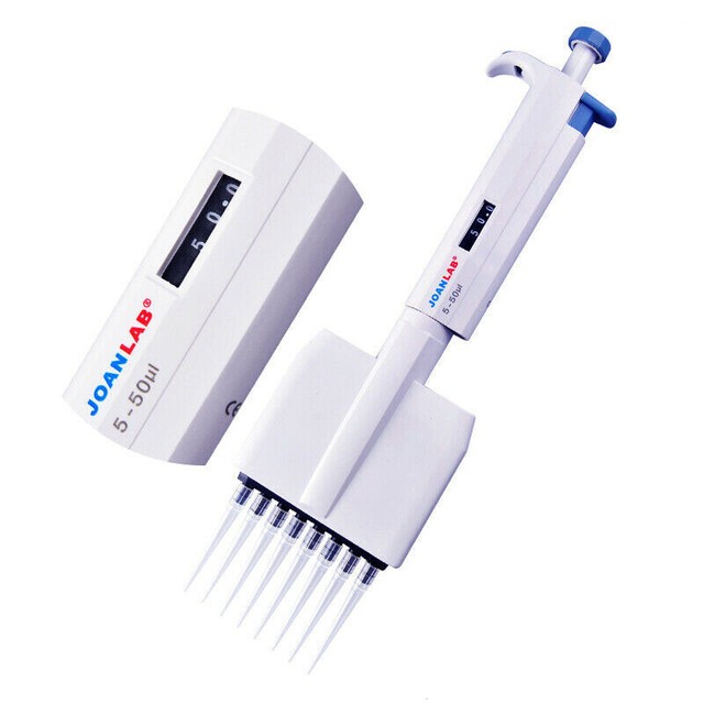 Multichannel Manual Adjustable Pipette 812 Channel Half Autoclavable