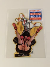 B-Side Label Sticker Puppet Girl Waterproof US SELLER