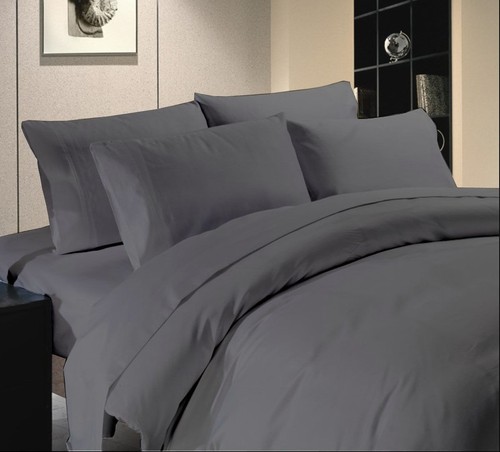 4 PC SHEET SET,3 PC DUVET SET 1000 TC 100% EGYPTIAN COTTON AU-SG,DB,SK,QS COLOR - Picture 7 of 12