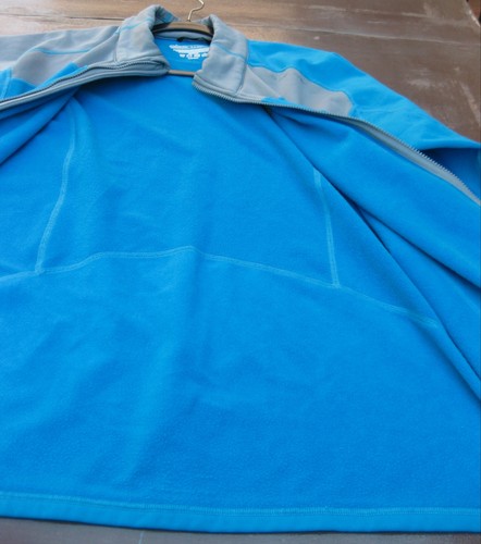 Obermeyer TRACER Mid-Layer Turquoise Fleece Zip Front L/S Jacket Men's L - Picture 7 of 7