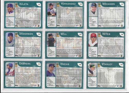 2001 Topps Baseball card singles #1 - #200 U-Pick to complete set - Picture 237 of 397
