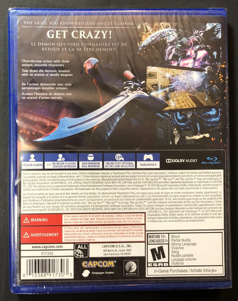 Devil May Cry 5 (PS4) NEW - Image 2 of 4