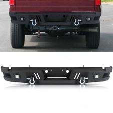 Fits 2011-2016 Ford Super Duty F250 F350 Heavy Duty Rear Bumper W Led D-rings