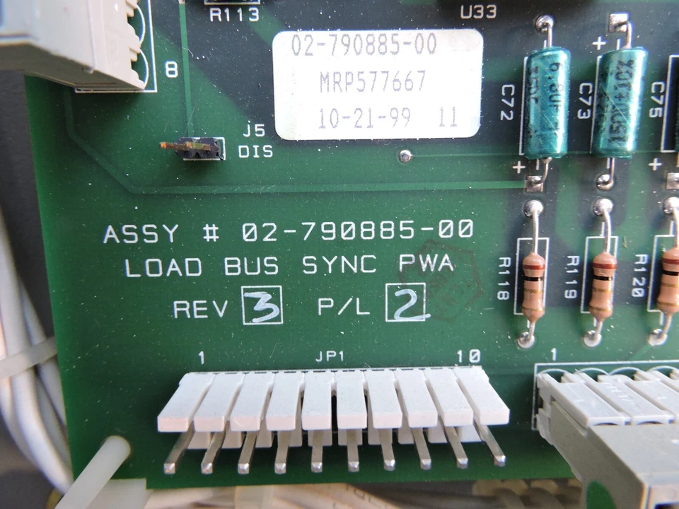 Panel remoto de sincronización de bus de carga extendida UPS Liebert 610 ELBS 83-791339-10 Foto 4 de 4