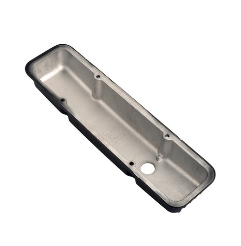 Cubiertas de válvula corta con aletas de aluminio montaje en bobina para 58-86 SBC 327 350 400 negro - Imagen 7 de 9