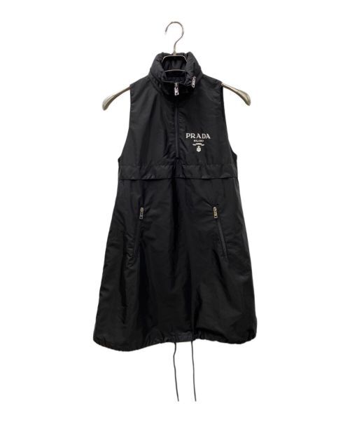 【希少】PRADA Re-Nylon ロゴ入り ジッパー ミニスカート Prada Re-Nylon Logo Short Dress Zip Up Mini | eBay