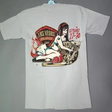 2007 Las Vegas Bike Fest Shirt Mens S Woman Bikini Casino USA NOS NWOT Deadstock