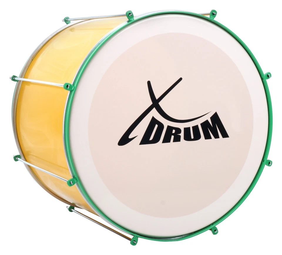 Surdo Samba Percussion Repinique Tambours Carnaval du Monde 20"x16" 4,8 Kg Jaune - Photo 2/2