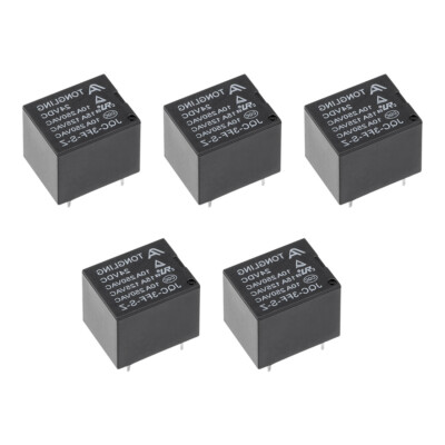 5Stk JQC-3FF-SZ DC 24V Spule SPDT 5 Pin PCB Elektromagnetische Power Relais