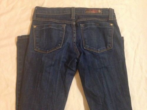 Flying Monkey Jeans Womens Size 3 Dark Wash 5 Pocket Excellent Condition Stretch - Picture 11 of 12