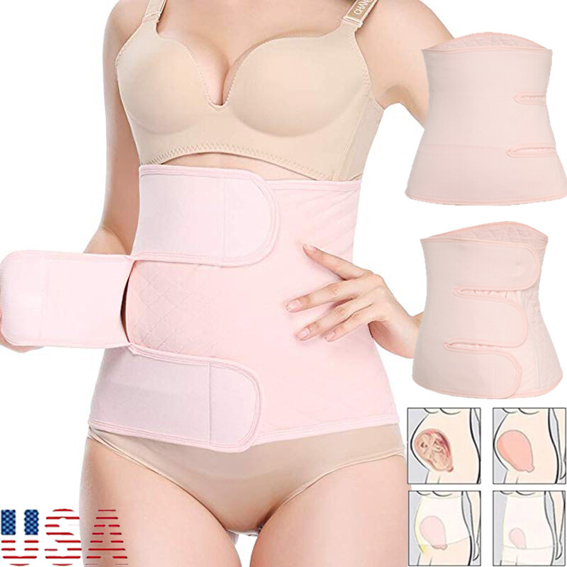 Postpartum Belly Wrap for C Section Recovery and Body Shaping Support-image