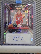 2024 Panini Prizm Draft Picks Sensational Signatures Mac McClung Auto /99 Purple