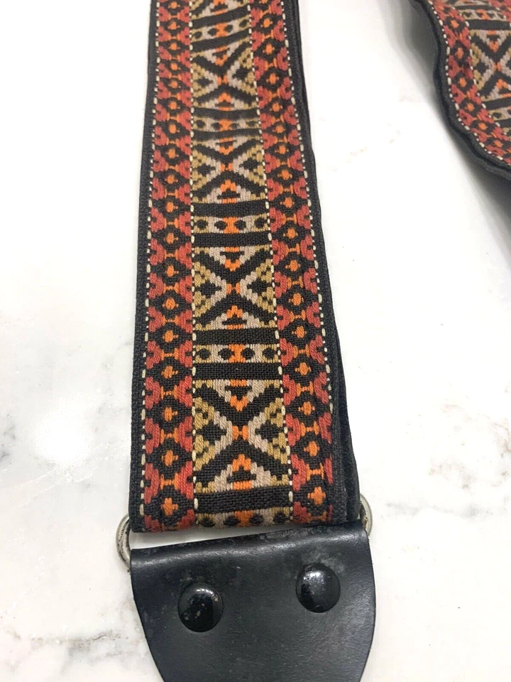 Correa de cámara tapiz tejido bohemio vintage! Foto 3 de 4