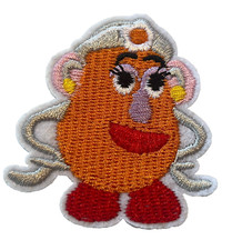 TOY STORY - MRS POTATO HEAD - Embroidered Iron-On Patch