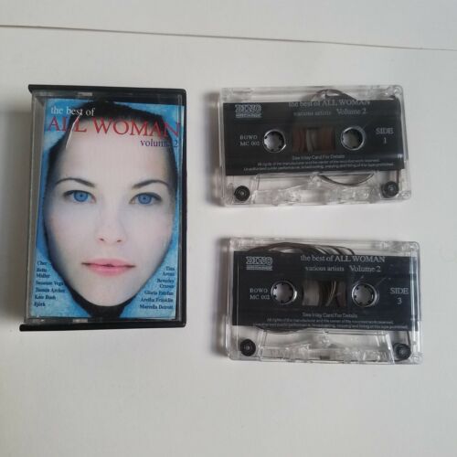 The Best Of All Woman Volume 2 Double Cassette Tape Dino BOWOMC002 - Picture 1 of 2