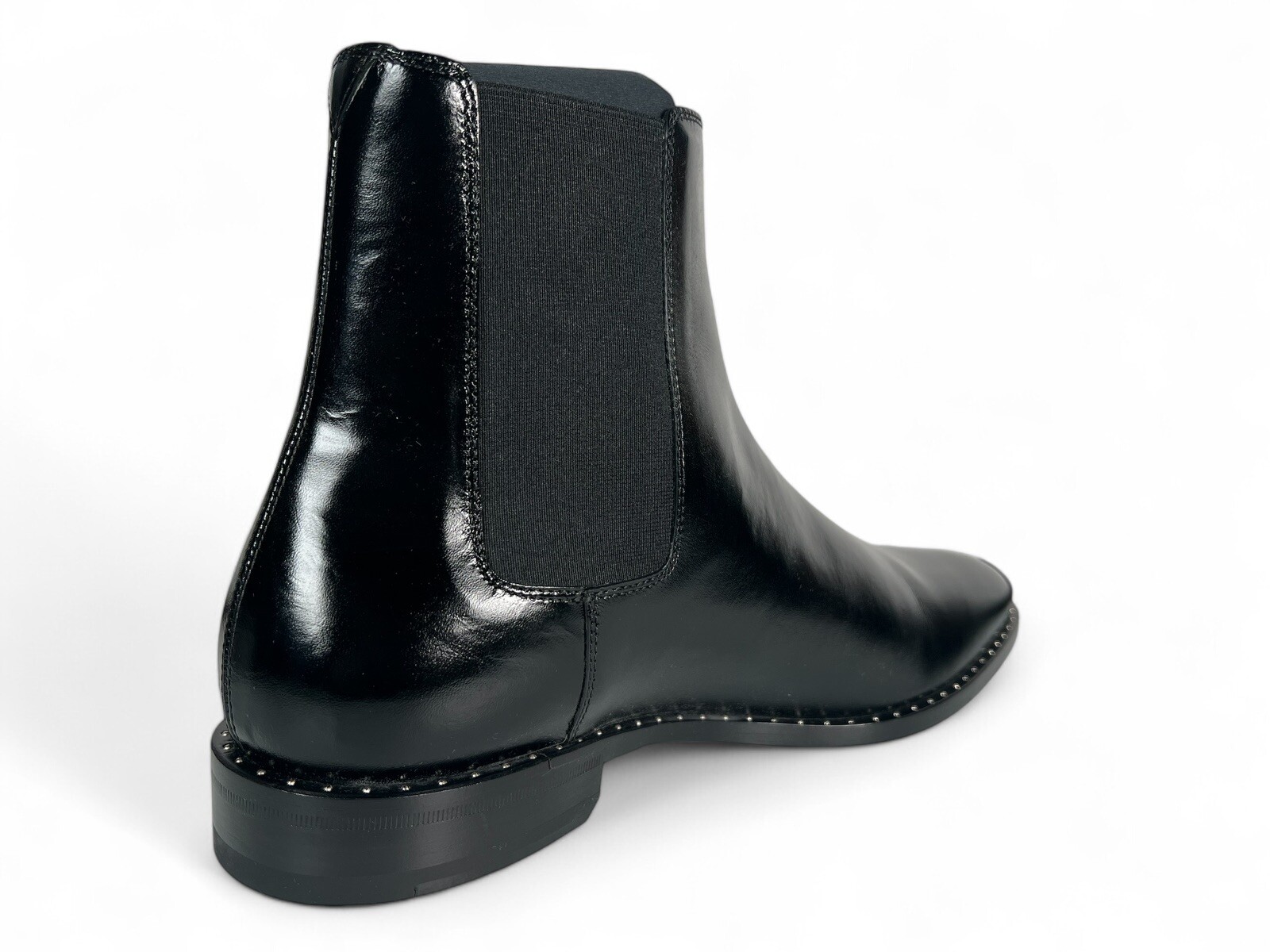 Stivali Chelsea Saint Laurent in pelle nera da $1.500 taglia US 12 5 Made in Italy