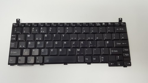 Toshiba Portege R200 keyboard NSK-T500D Danish layout Black Genuine Item - Picture 3 of 13
