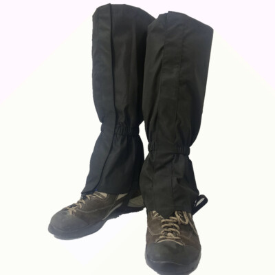 Pair Waterproof Wearable Outdoor Hiking Snow Leg Gaiters Boot