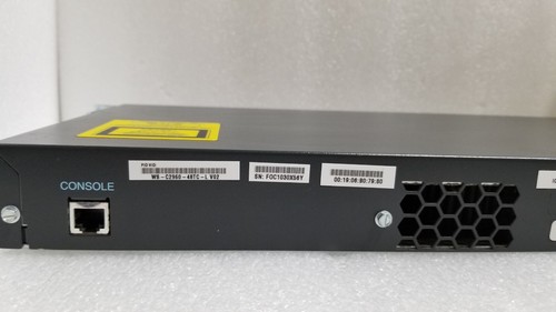 Cisco 2960 WS-C2960-48TC -L 48-Port 10/100 Ethernet Switch 2x SFP Uplink - Picture 4 of 8