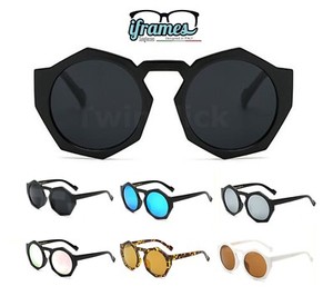 Occhiali da Sole iFrames Tondi Astratti Esagonale Acetato Vintage '90 Donna  2018 | eBay