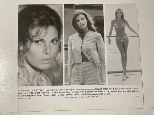 Rachel Welch sexy photos 1973 Bikini Last of Sheila Movie Original 3 poses