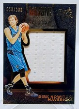 2015-16 Black Gold Massive Materials Patch- Dirk Nowitzki /199 Mavericks! Rare