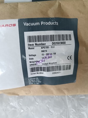 APG100-XLC APG100-XLC D02603000 Edwards Vacuum Gauge New in Box By DHL or FedEx 
